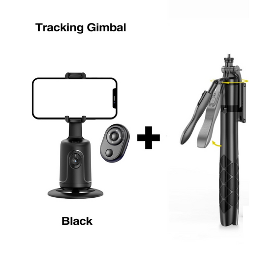 Auto Face Tracking Phone Gimbal with Remote + L16 Selfie Stick & Tripod
