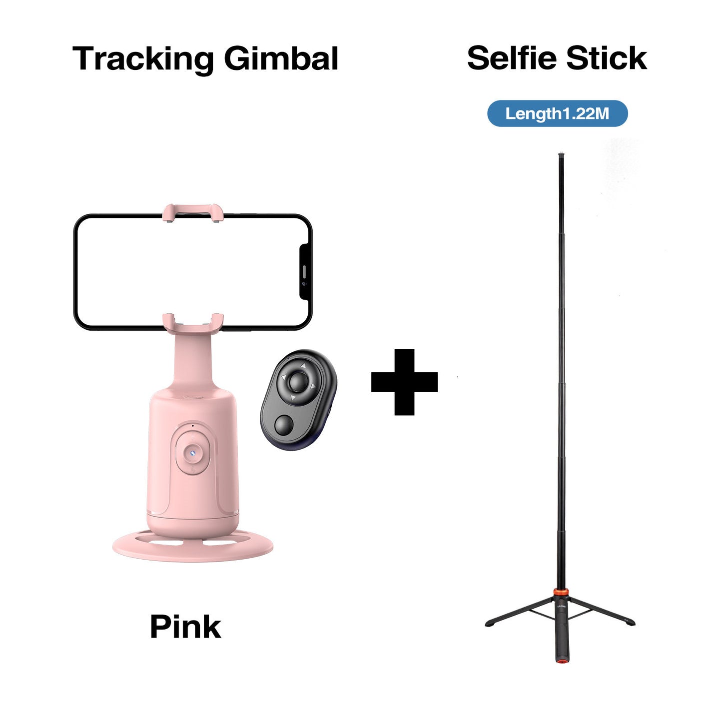 Auto Face Tracking Phone Gimbal with Remote