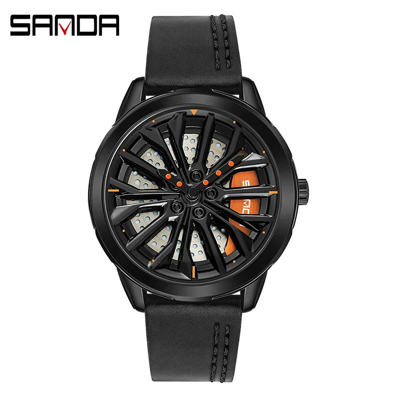 SANDA P1063 2023 Mens Rim Hub Watch Wheel