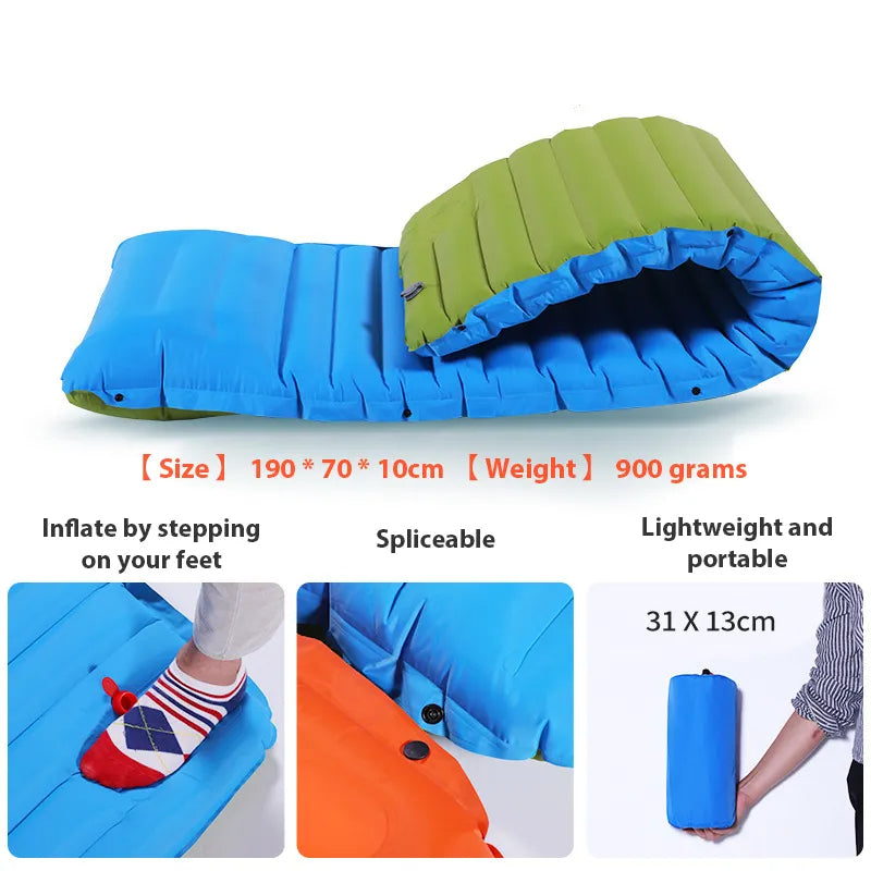 Self-Inflating Air Mattress Bed