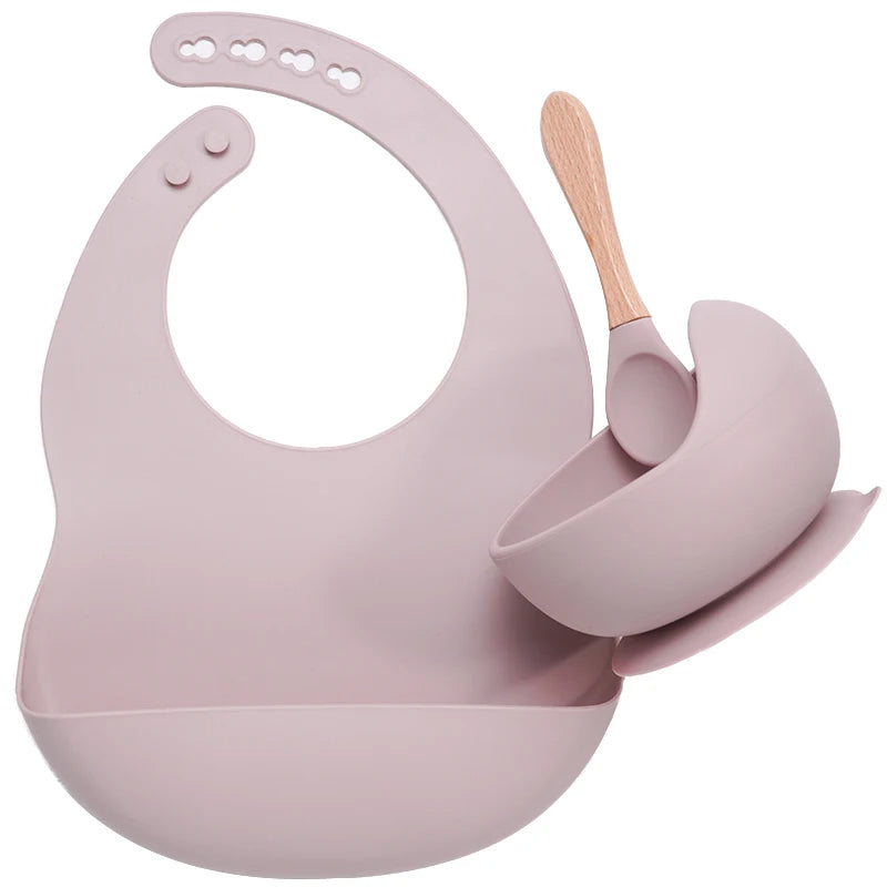 Silicone Baby Feeding Tableware Set