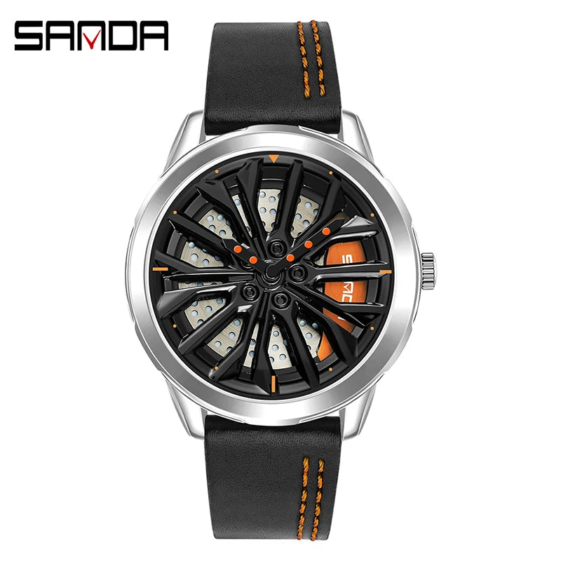 SANDA P1063 2023 Mens Rim Hub Watch Wheel