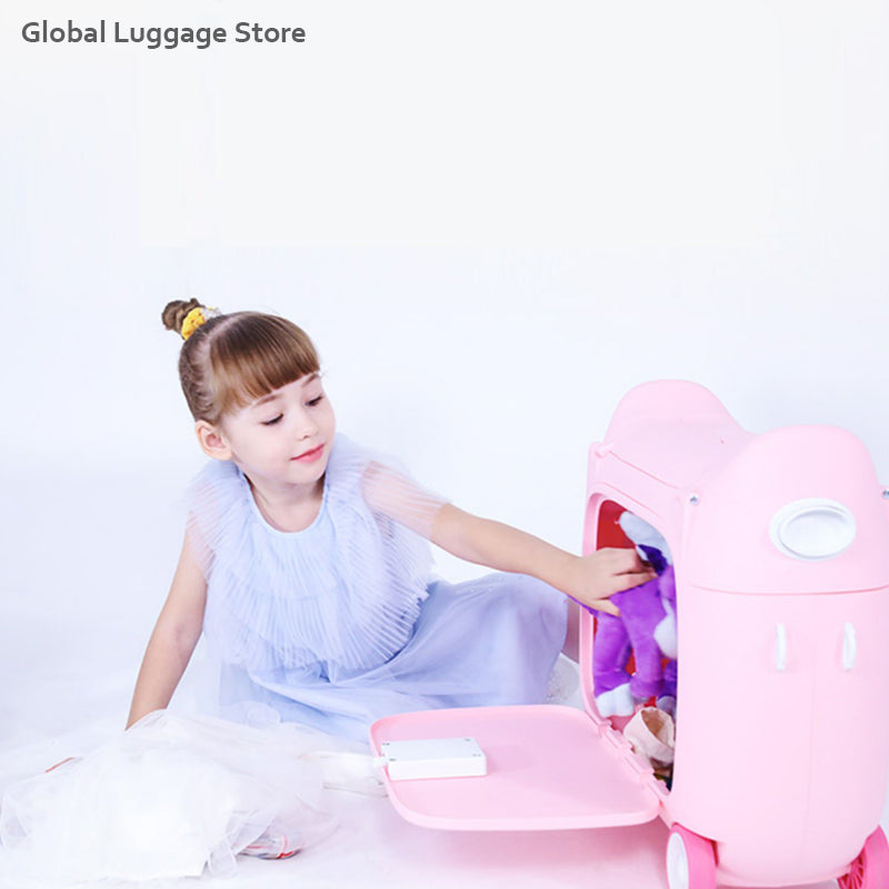 Multifunctional children's luggage suitcase