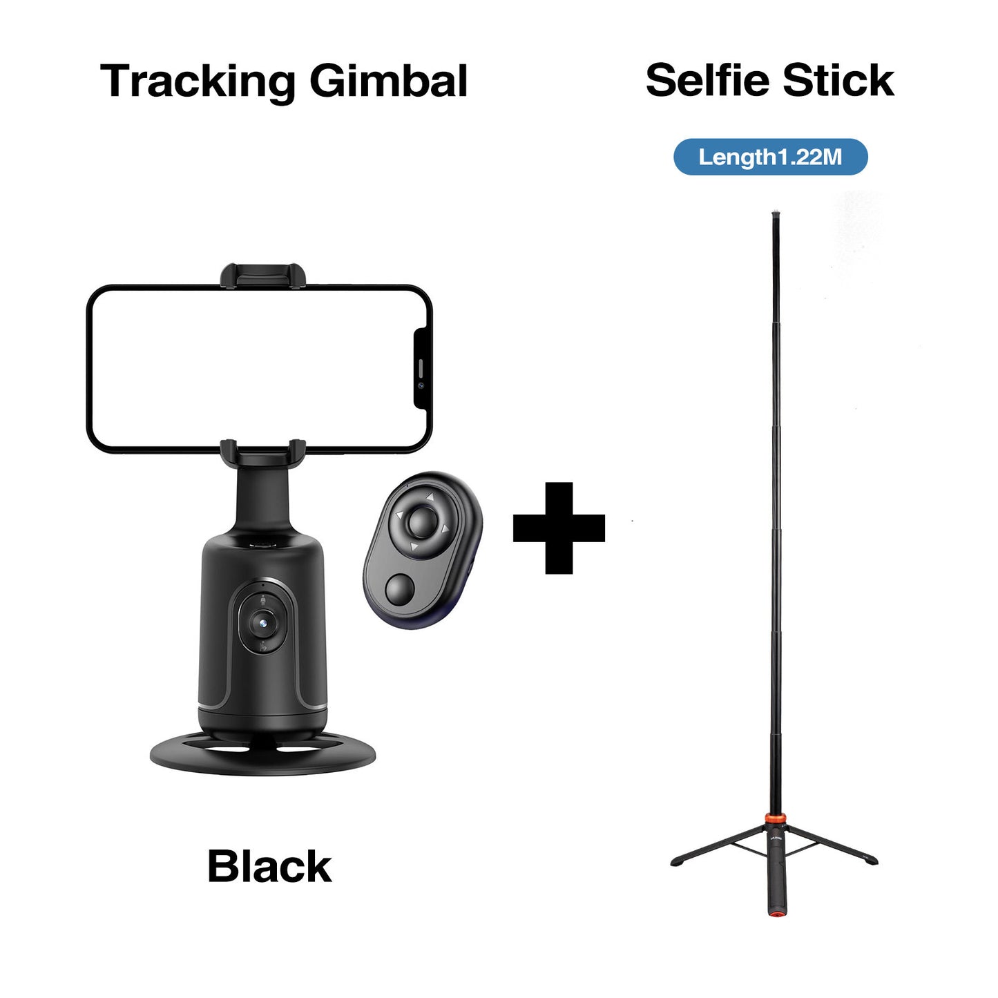 Auto Face Tracking Phone Gimbal with Remote