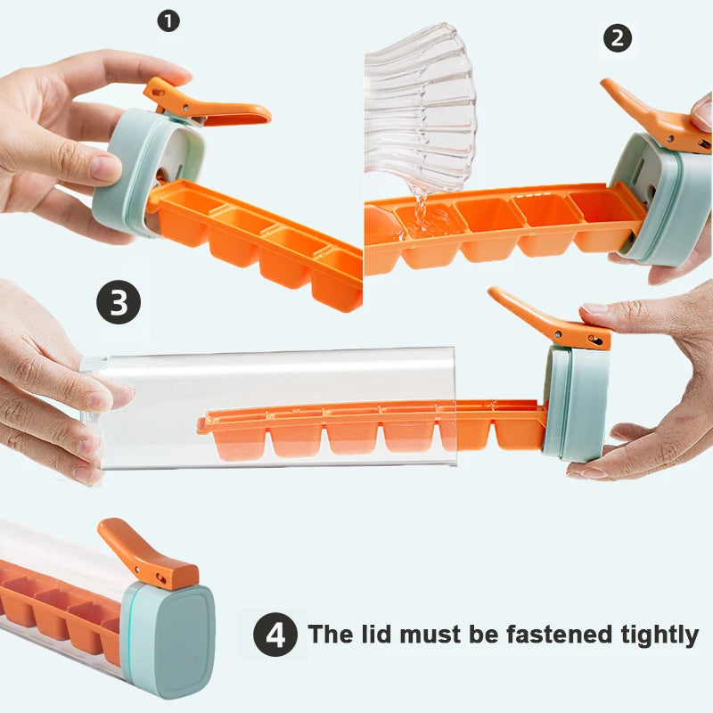 Ice Cube Maker Handle Tray