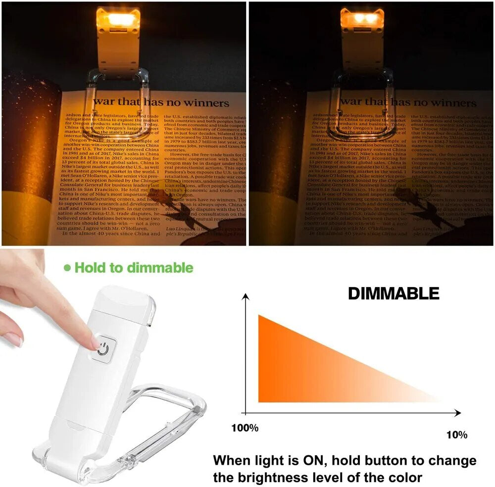 Mini Light Reading Clip Light LED